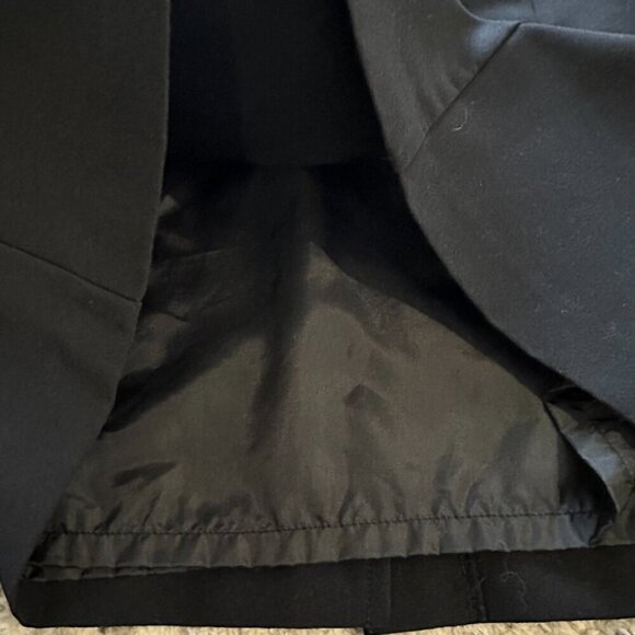 George Black Short Pencil Skirt Women Size 12 Pleated - Picture 8 of 11